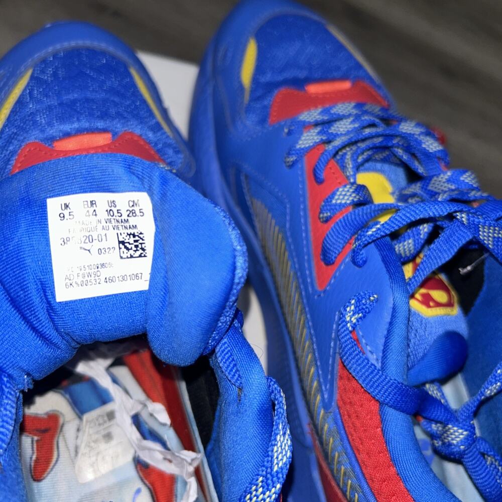 Puma RS-Z DC Justice League Superman Men’s Size 10.5 385820-01 - Picture 4 of 11